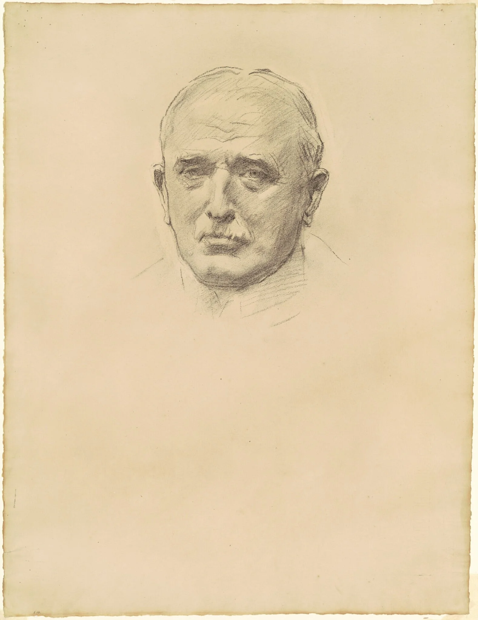 Study of Field Marshal John French for "General Officers of World War I", detail