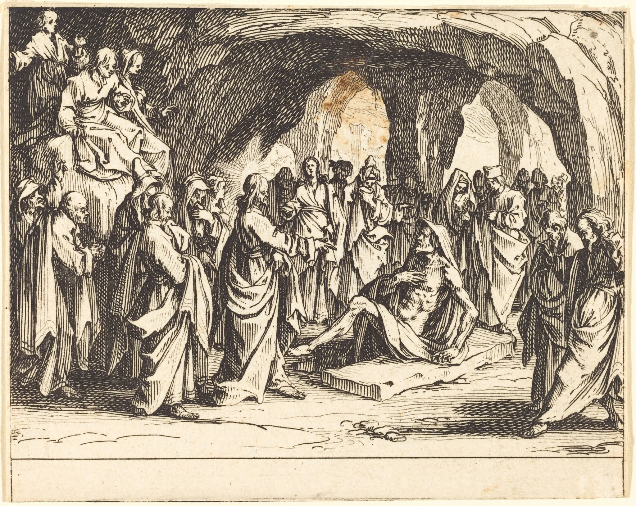 Raising of Lazarus, detail