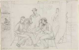 Catching a Tune, by William Sidney Mount, 1867