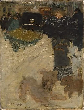 Street Scene, Place Clichy, detail