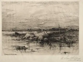The Mouth of the Apponigansett, by Robert Swain Gifford, 1883