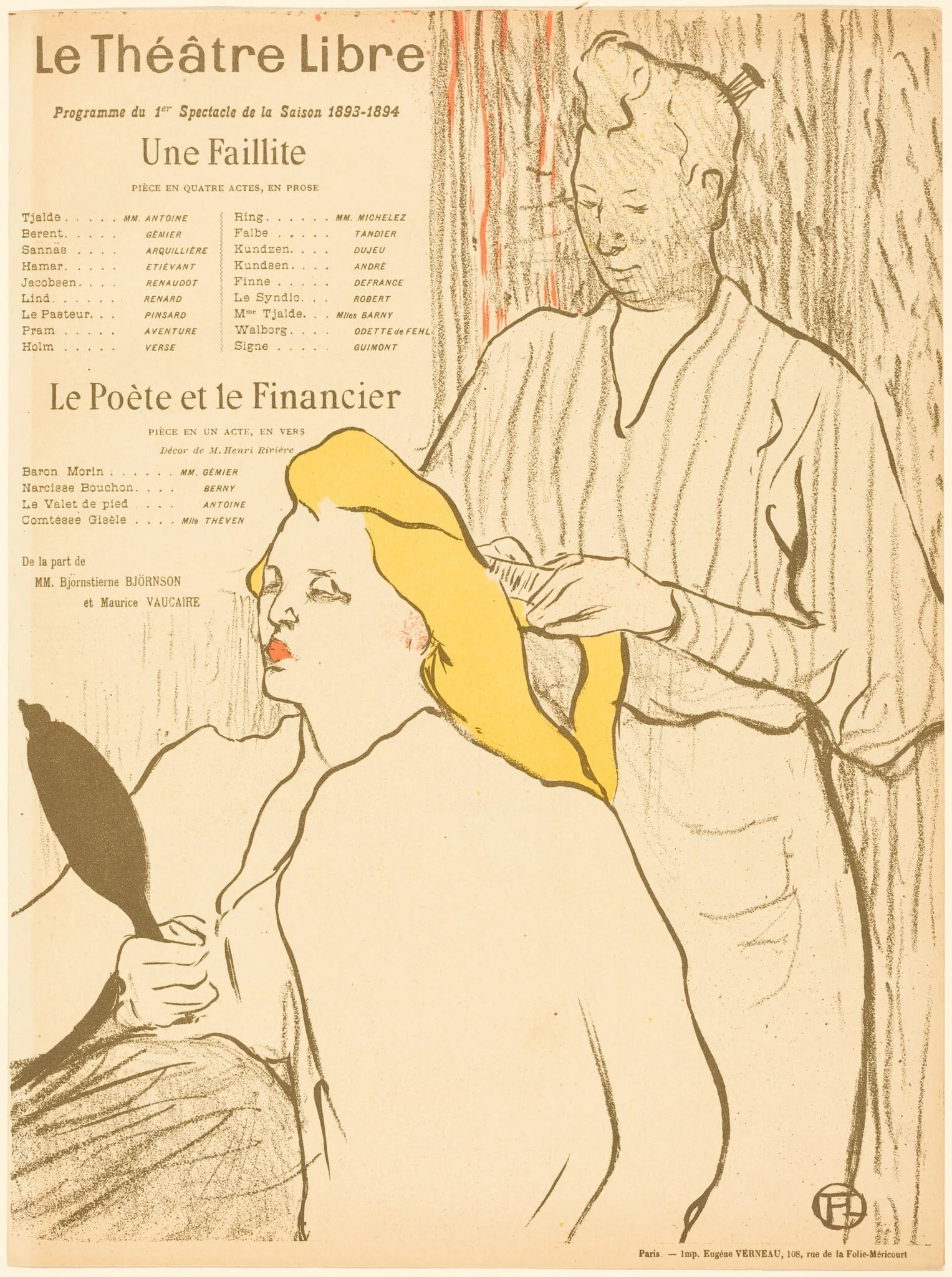 Une Faillite; Le Poète et le financier, detail
