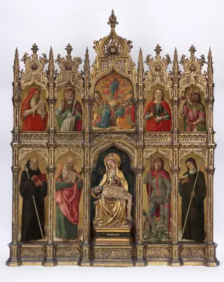 Arbe Polyptich, by Bartolomeo Vivarini, unspecified, 1493