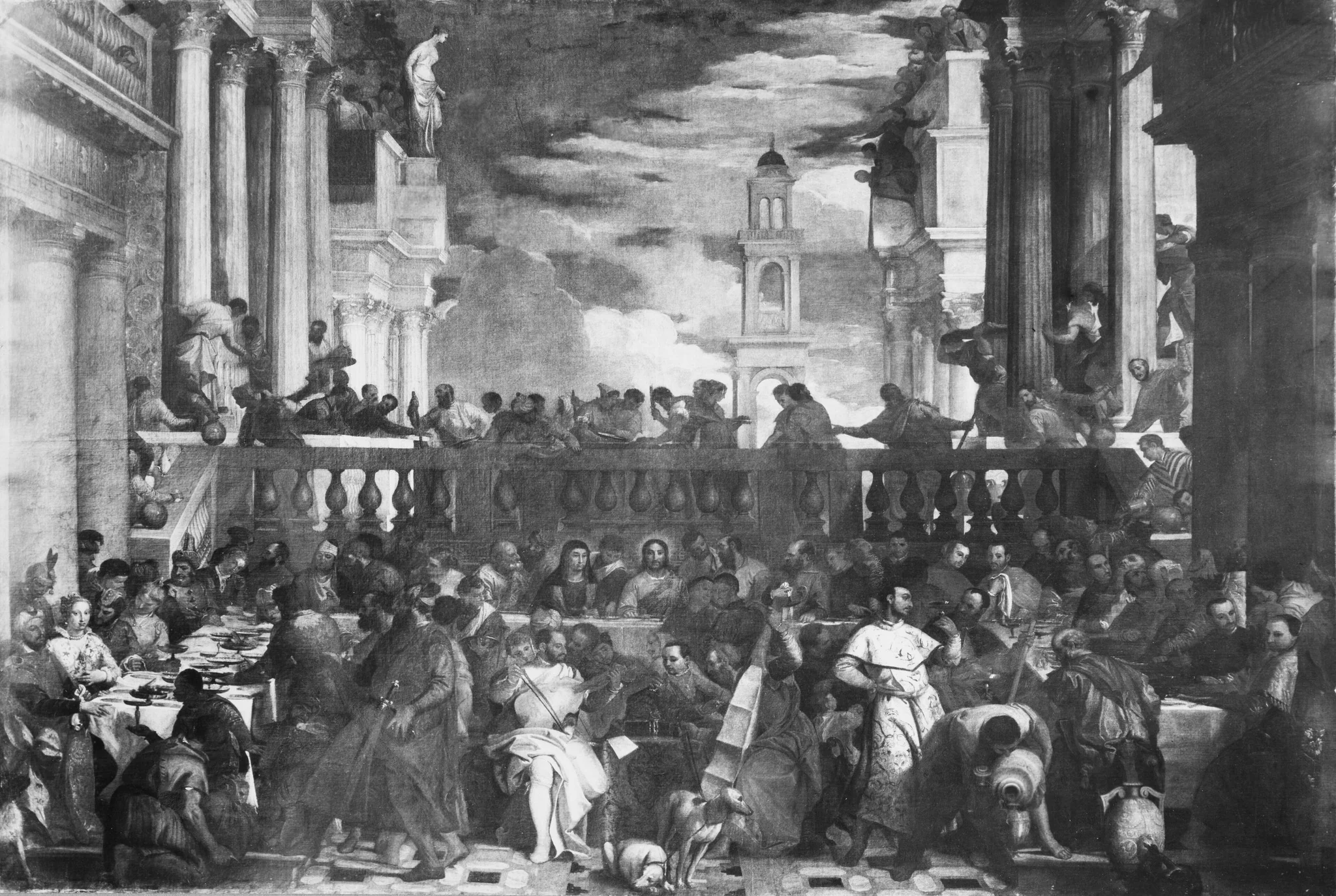 The Wedding in Cana, detail
