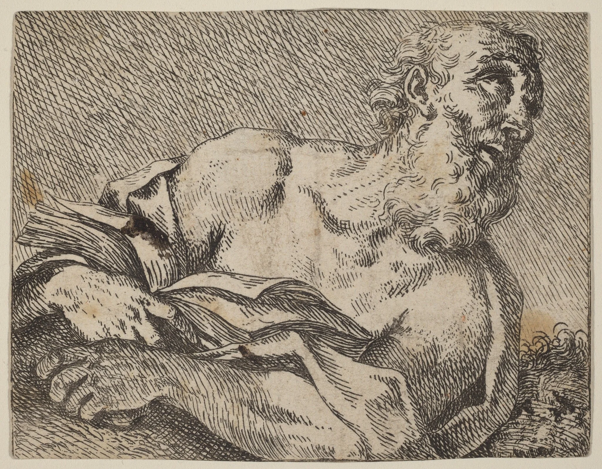 Saint Jerome, detail