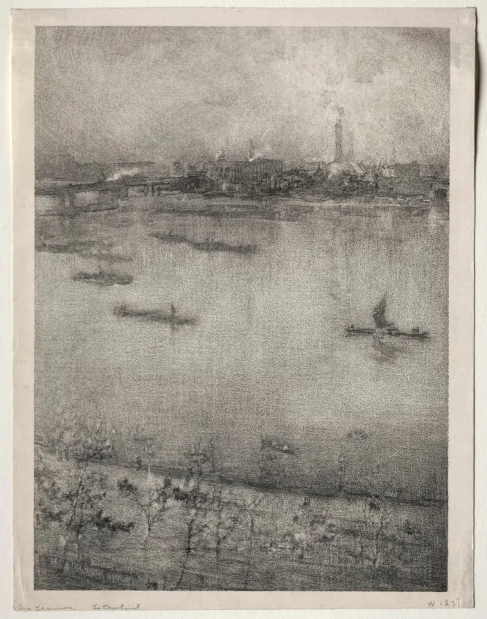 The Thames, detail