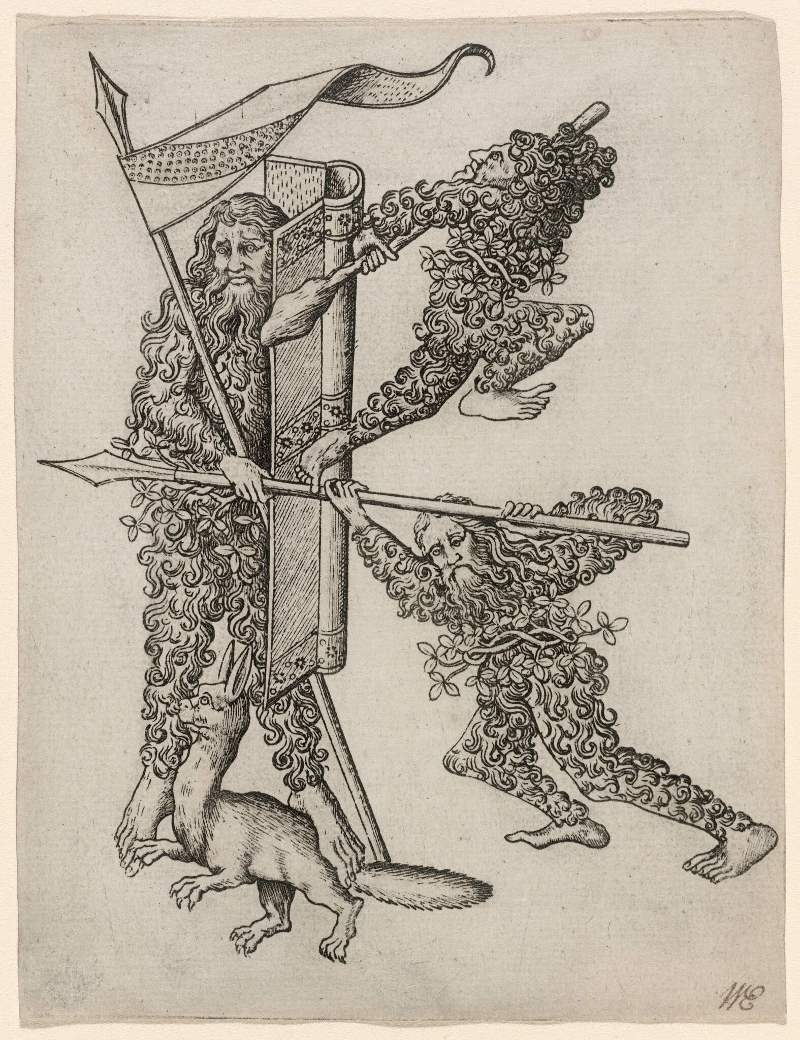The Letter "K", detail