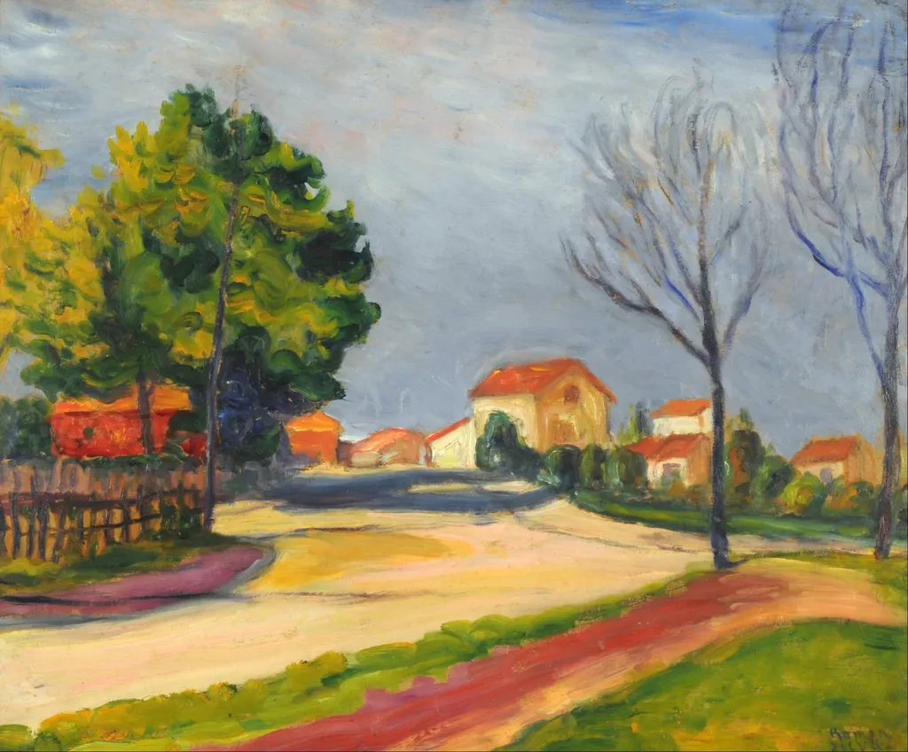 Alrededores de París, by Ramón Silva, unspecified, 1912