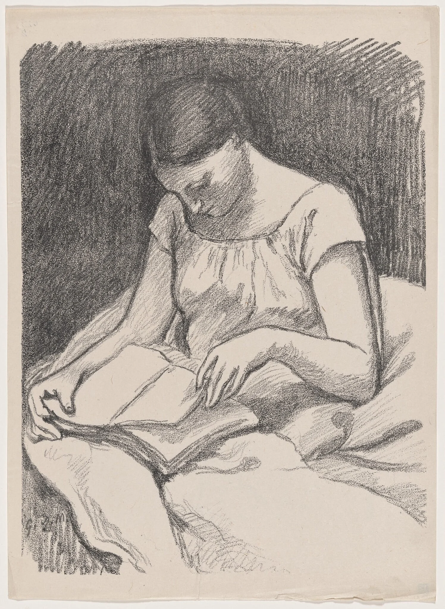 Liseuse (The Reader), detail