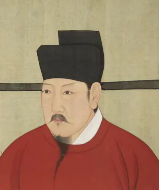 宋代帝半身像册-宋朝仁宗皇帝像