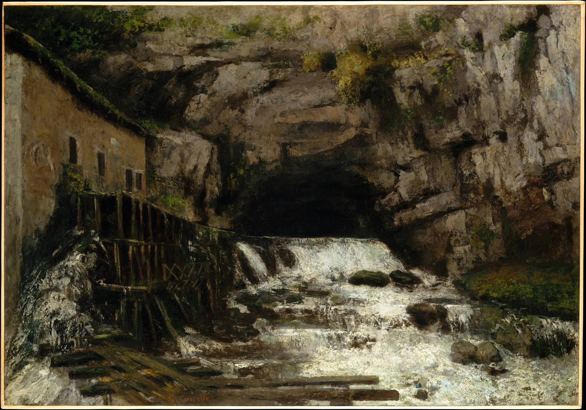 The Source of the Loue, detail