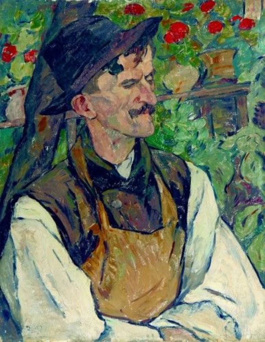 Portret de țăran, detail