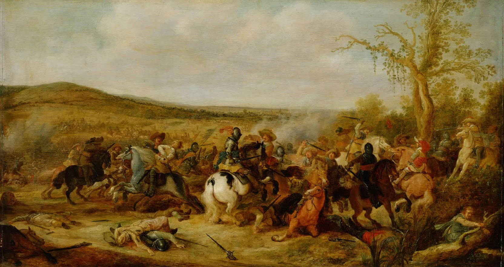 Reitergefecht, detail
