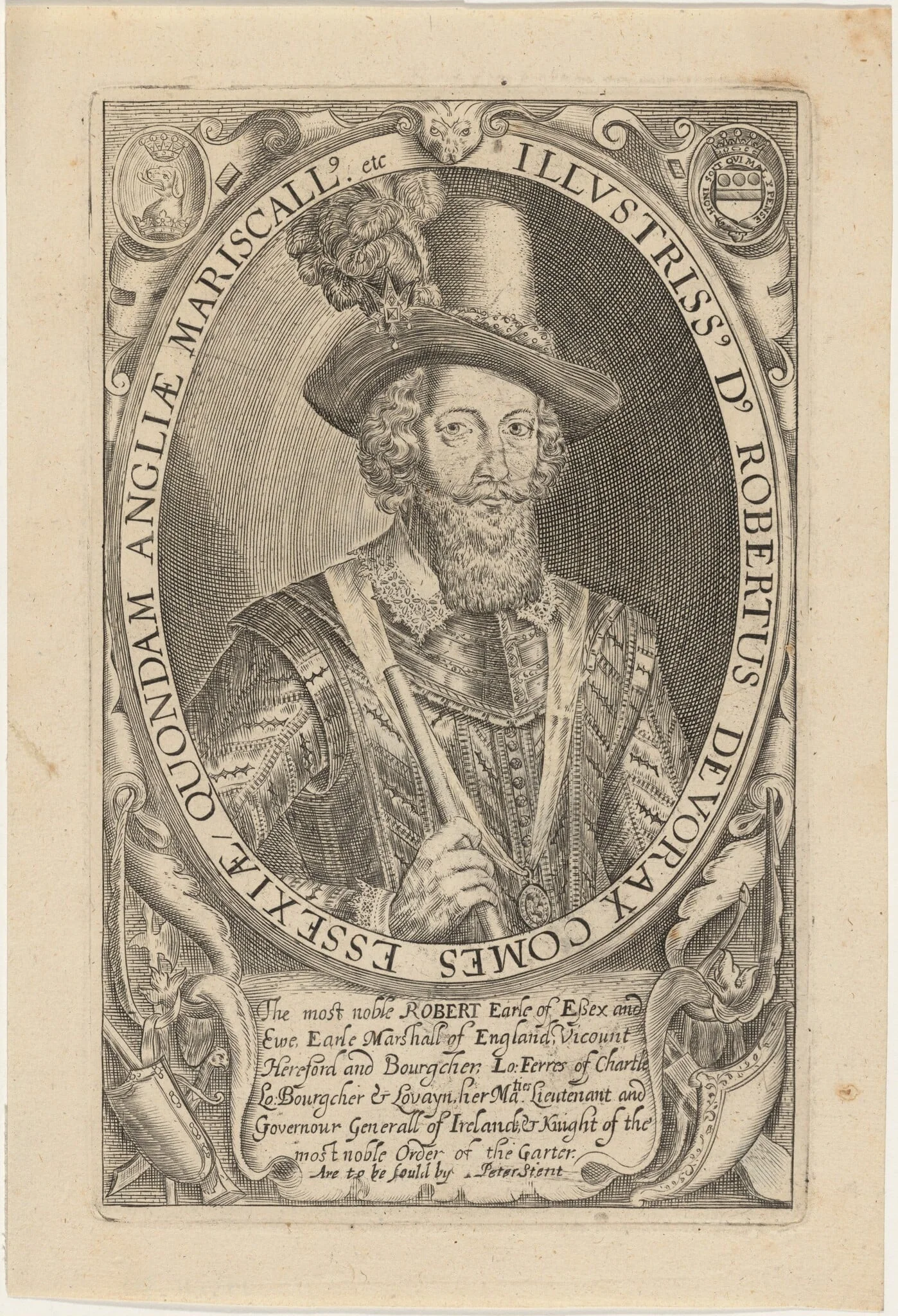 Robert Devereux, Second Earl of Essex, detail