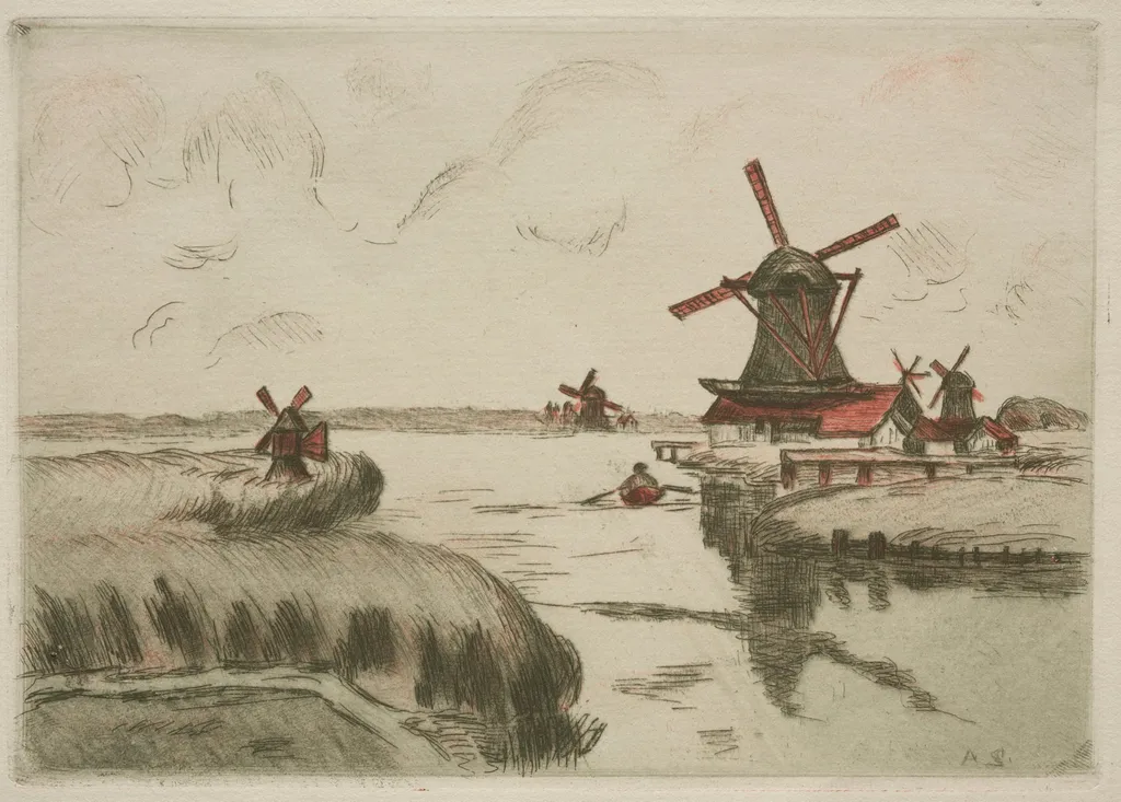 View from Saardam, by Armand Guillaumin, 1909