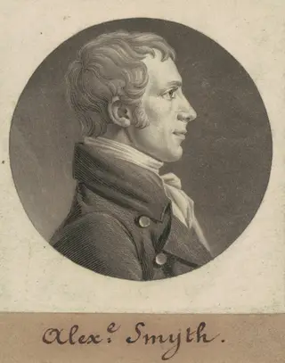 Hugh Smith, by Charles B. J. Févret de Saint-Mémin, ink, 1805