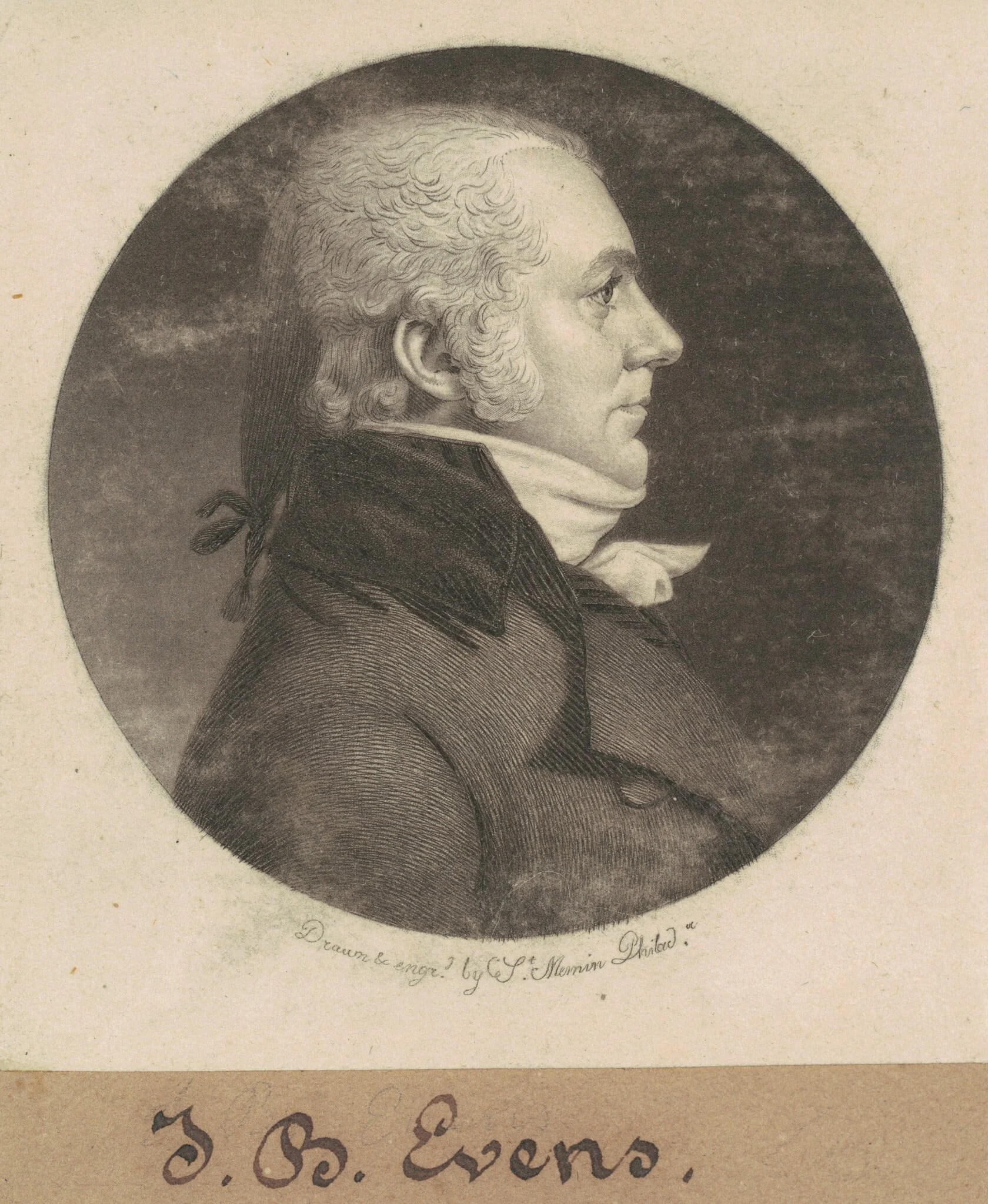 John B. Evens, detail
