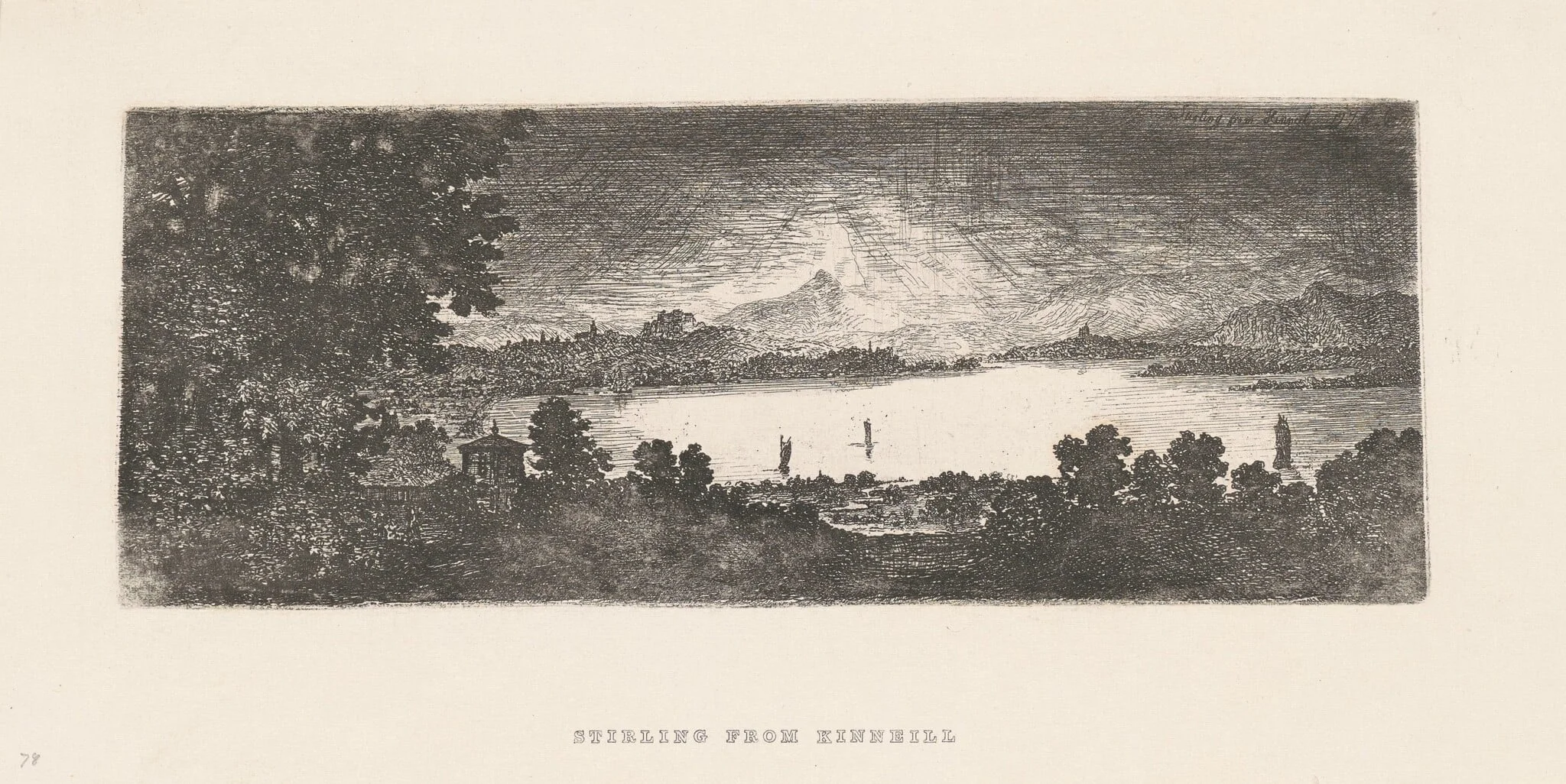 Stirling from Kinnell, detail