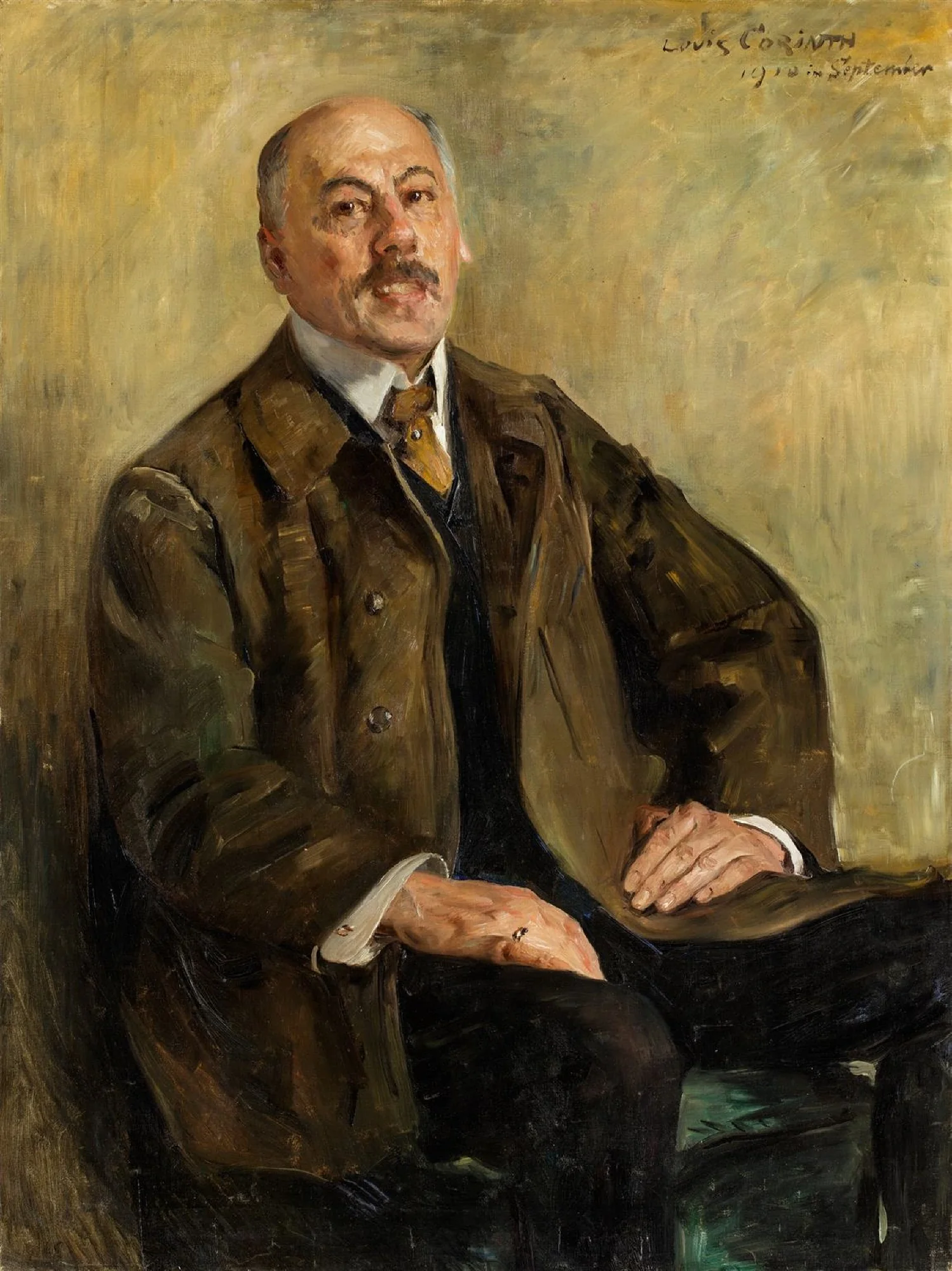 Porträt Albert Kaumann, detail