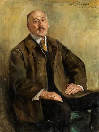 Porträt Albert Kaumann, by Lovis Corinth, oil, 1910