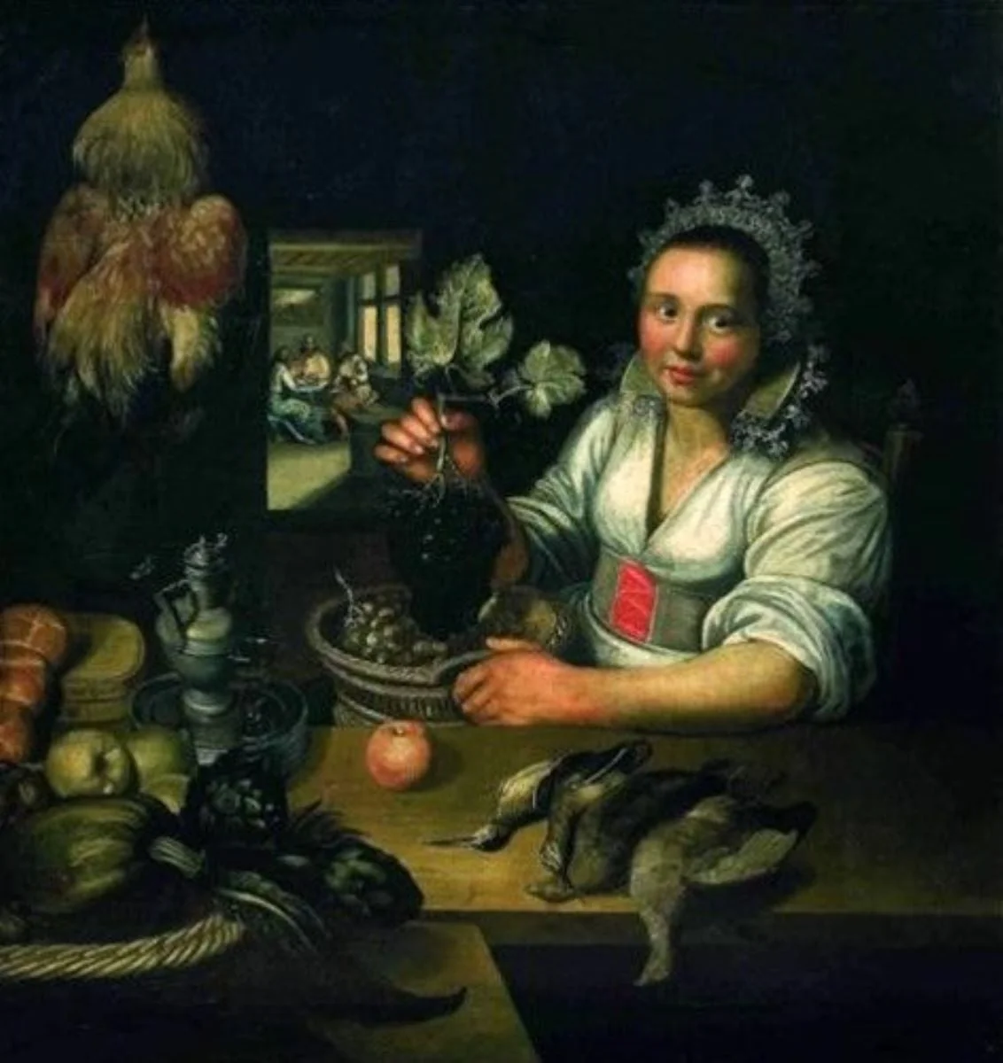 Pelerinii din Emaus, detail