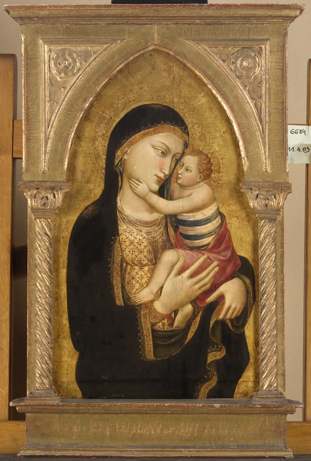 Maria mit Kind, by Mariotto di Nardo, unspecified, 1419