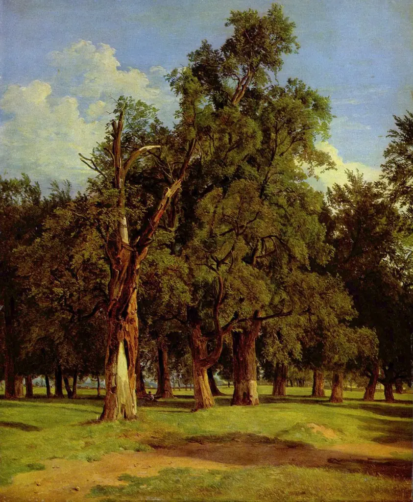Prater-landscape, by Ferdinand Georg Waldmüller, oil, 1831