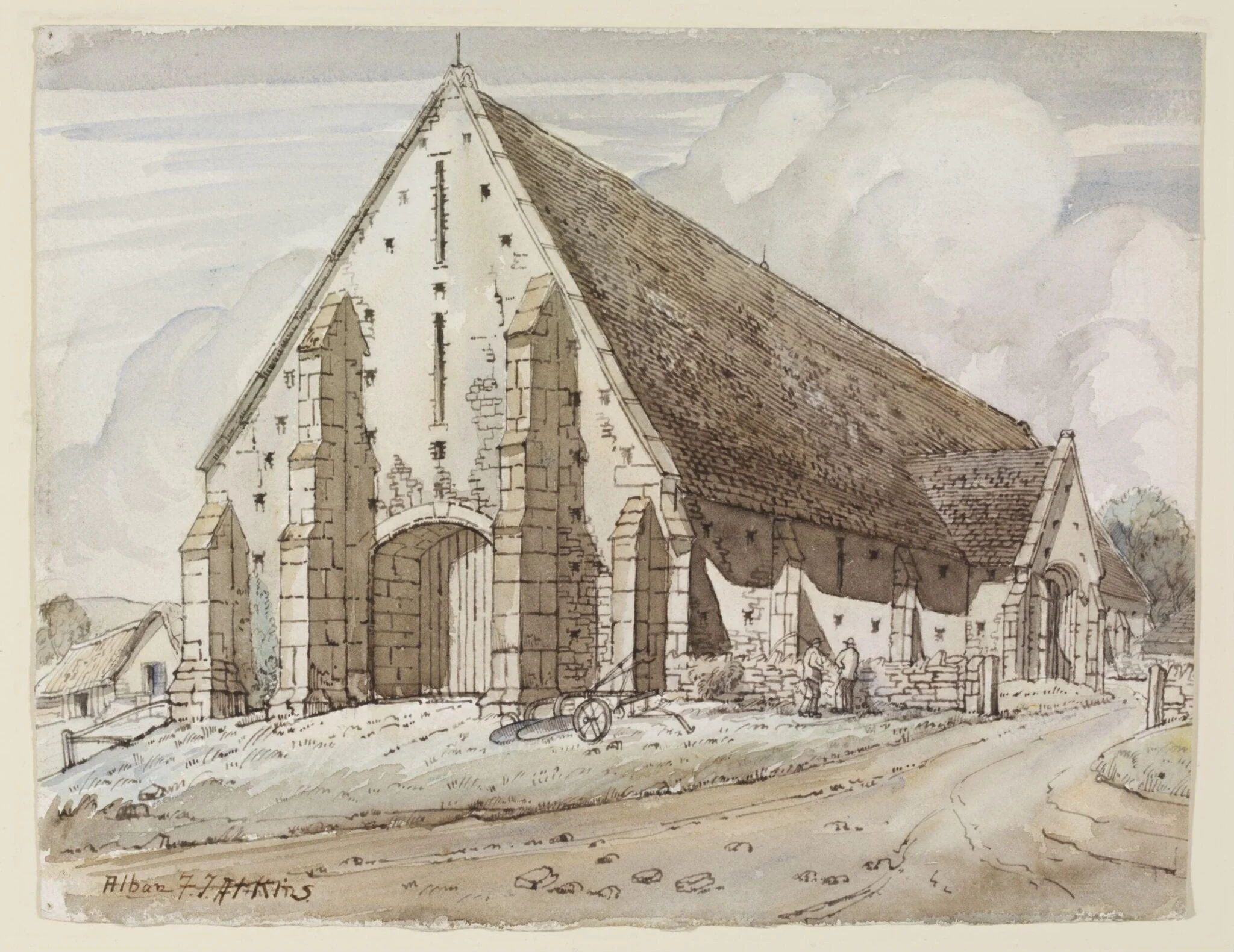 Tithe Barn, Great Coxwell, detail