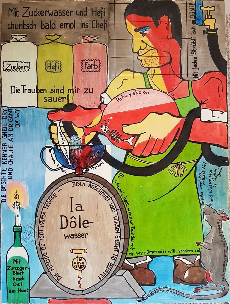 Fasnachtshelge "Wiipansche", detail