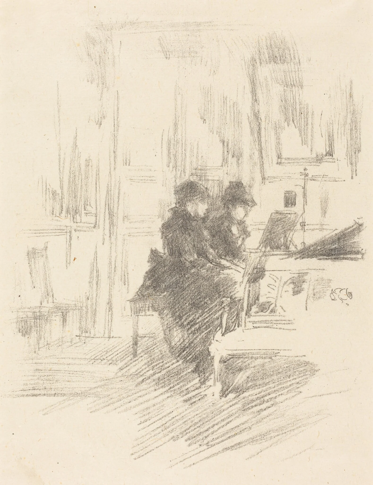 The Duet, No. 2, detail
