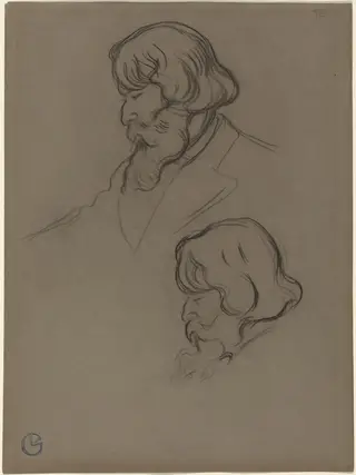 Paul Sérusier, by Georges Lacombe, charcoal, 1895