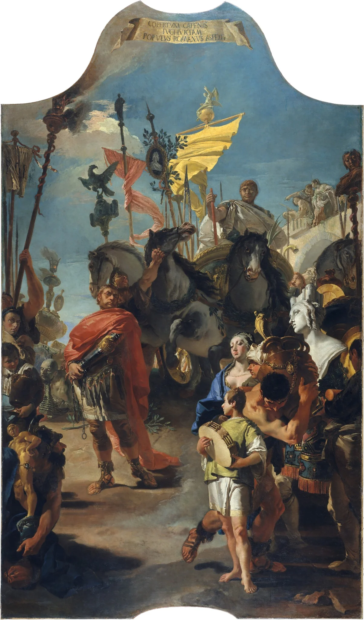 The Triumph of Marius, detail