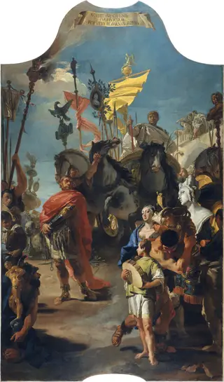 The Triumph of Marius, by Giovanni Battista Tiepolo, oil, 1729