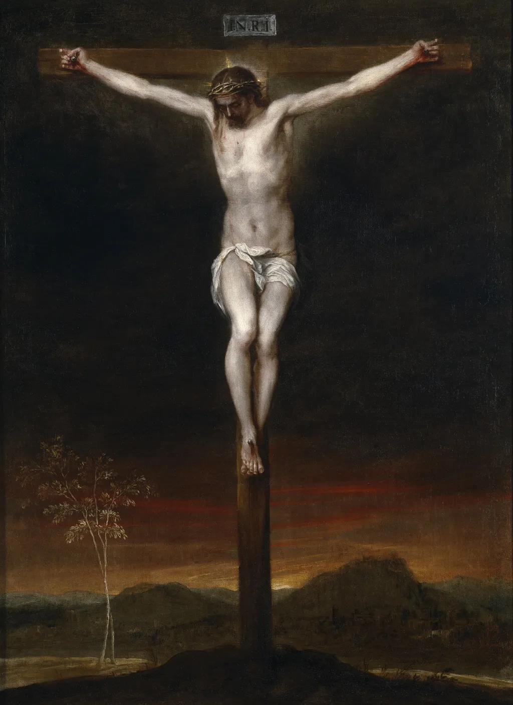 The Crucifixion, by Alonso Cano, oil, 1635