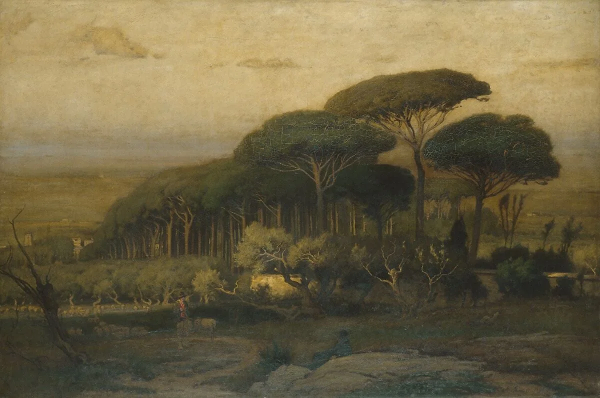 Pine Grove of the Barberini Villa, detail
