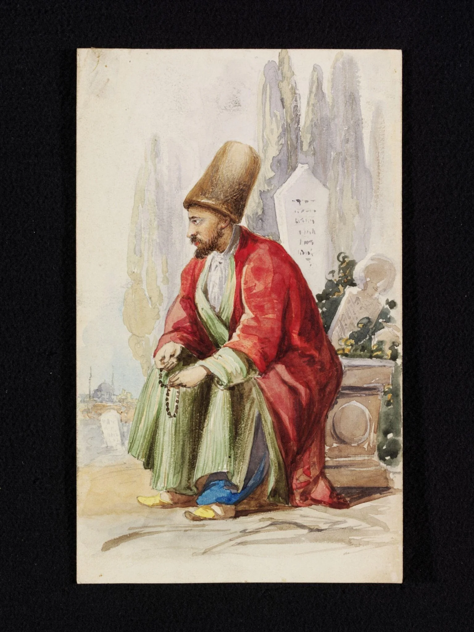 A Dervish - Constantinople, detail
