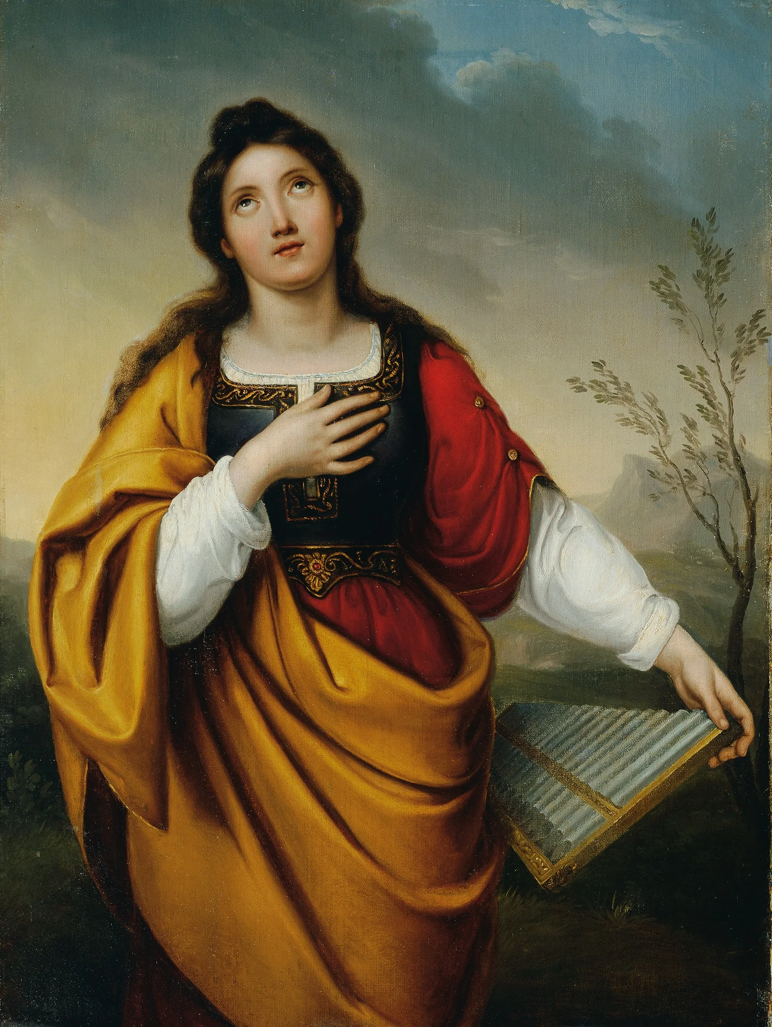 St. Cecilia, detail