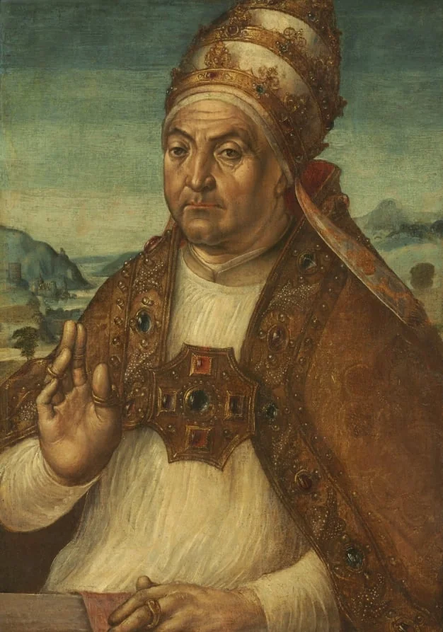 Portrait of Pope Sixtus IV della Rovere, detail