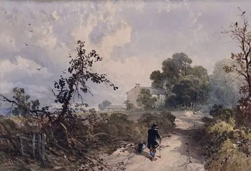 Buckley, by Thomas Miles RWS Richardson, watercolor, 1850