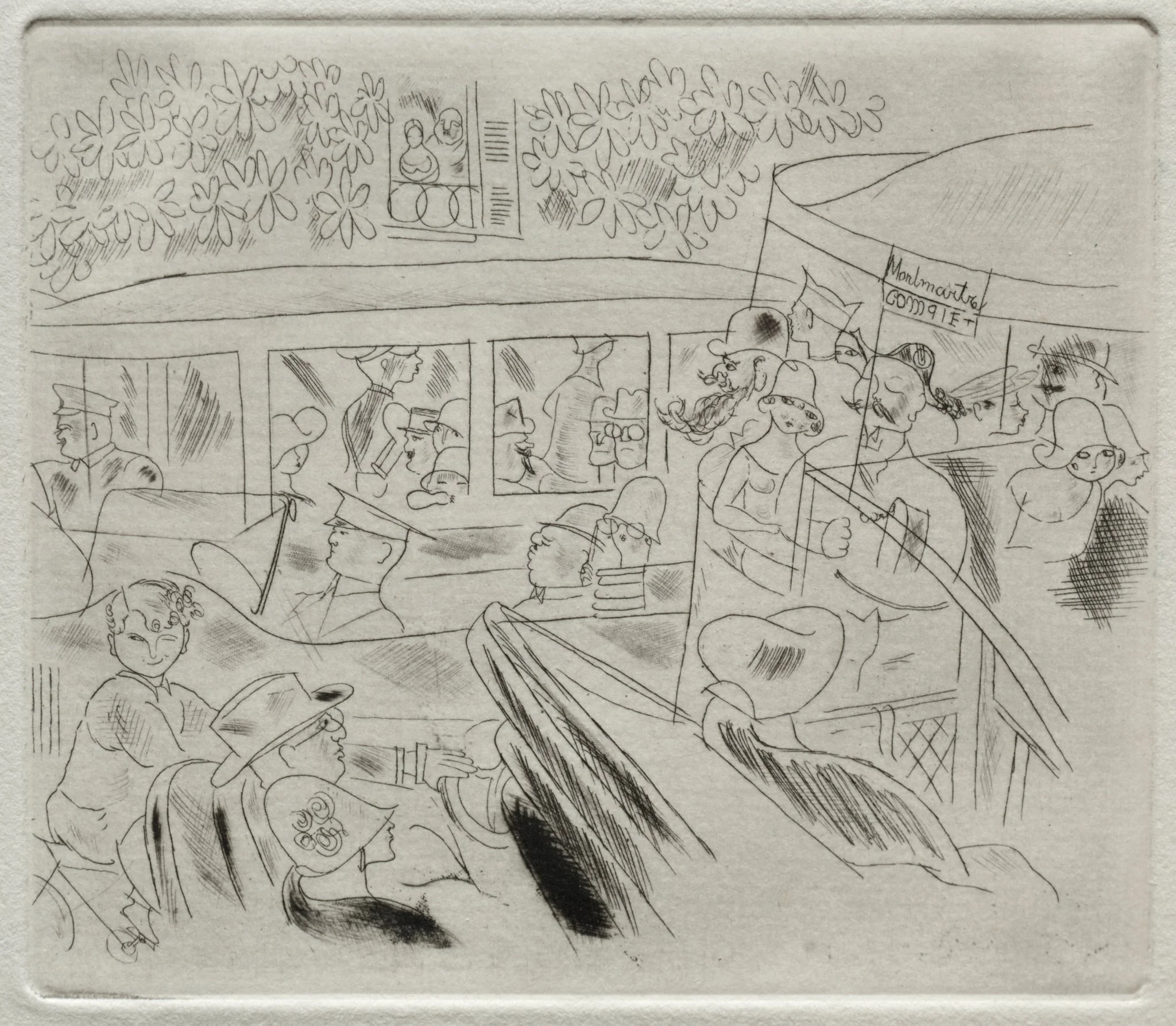 Traffic, Montmartre, detail