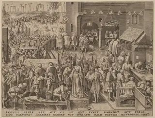 Justice, by Philip Galle, ink, 1559