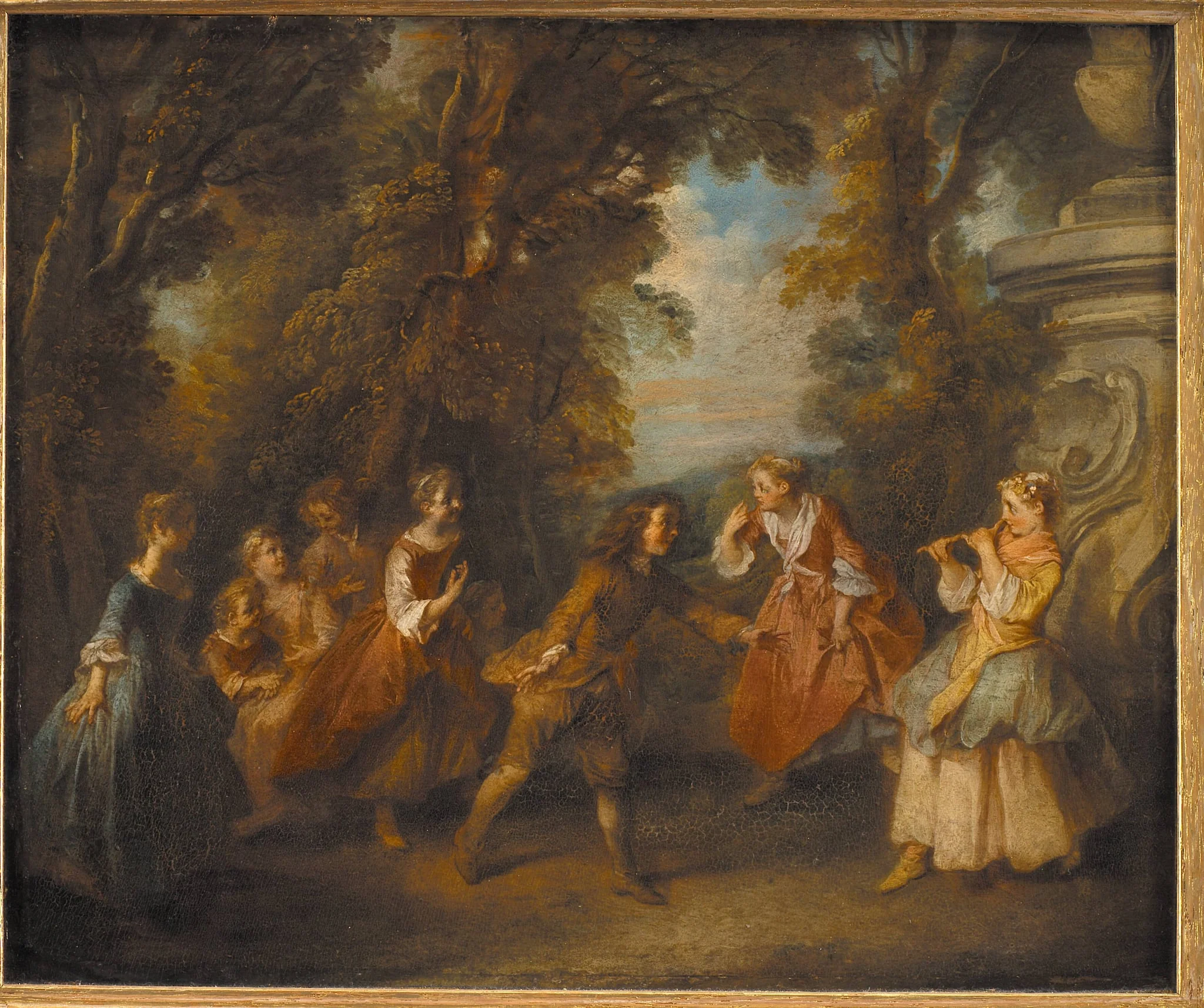 Children at Play in the Open, detail