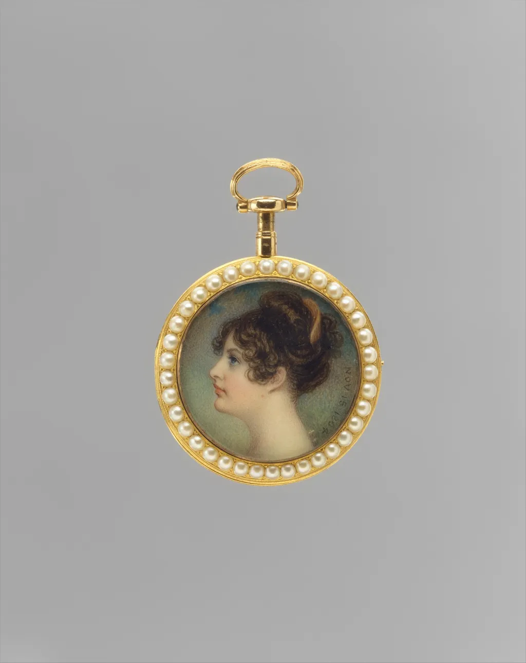 Portrait of a Woman, Said to Be Emma (1765–1815), Lady Hamilton, by Adam Buck, ivory, 1804