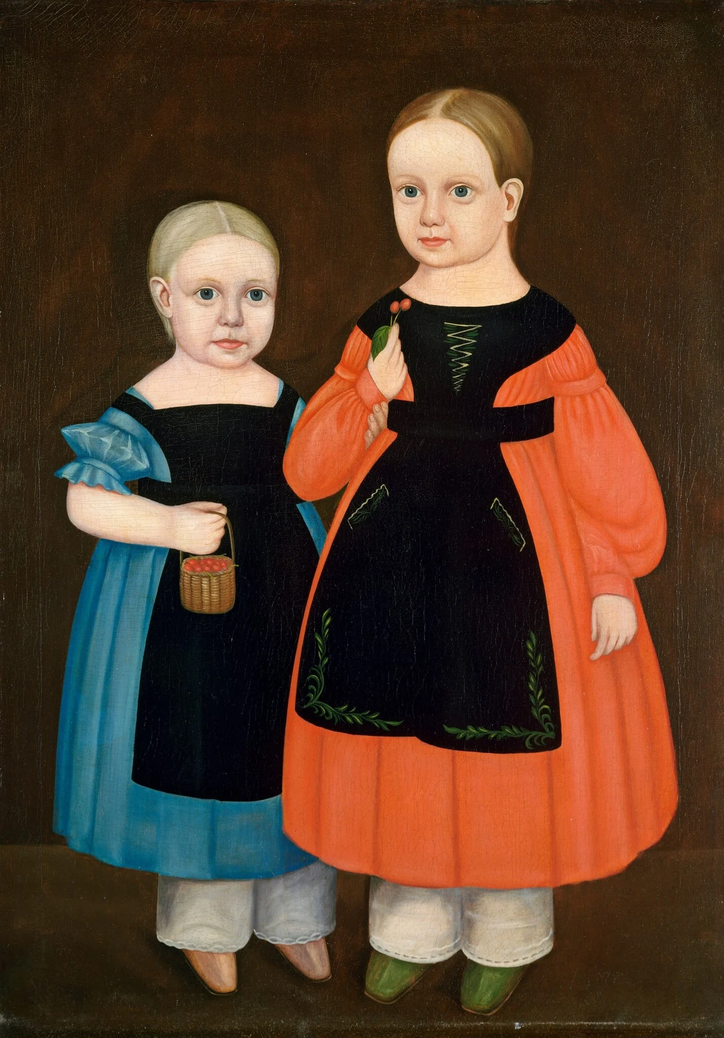 Sisters in Black Aprons, detail