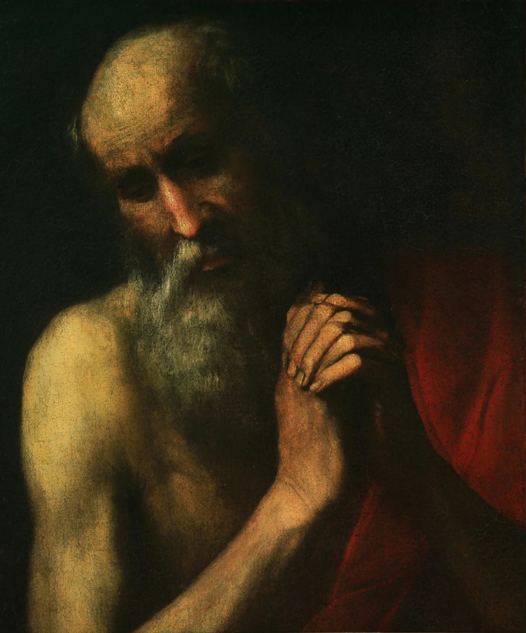 Saint Jerome, detail