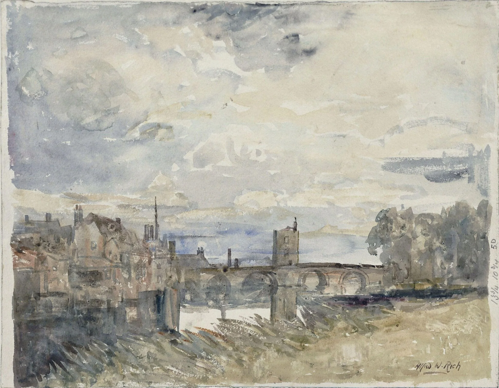 The Bridge, St. Ives, Huntingdonshire, detail