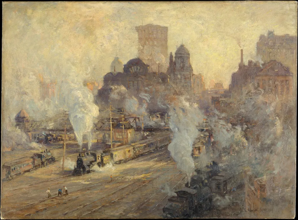 Grand Central Station, by Colin Campbell Cooper, oil, 1909