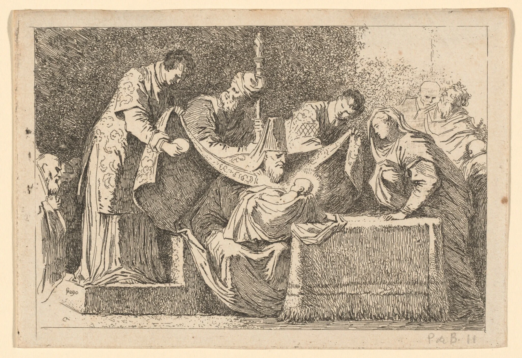The Circumcision, detail