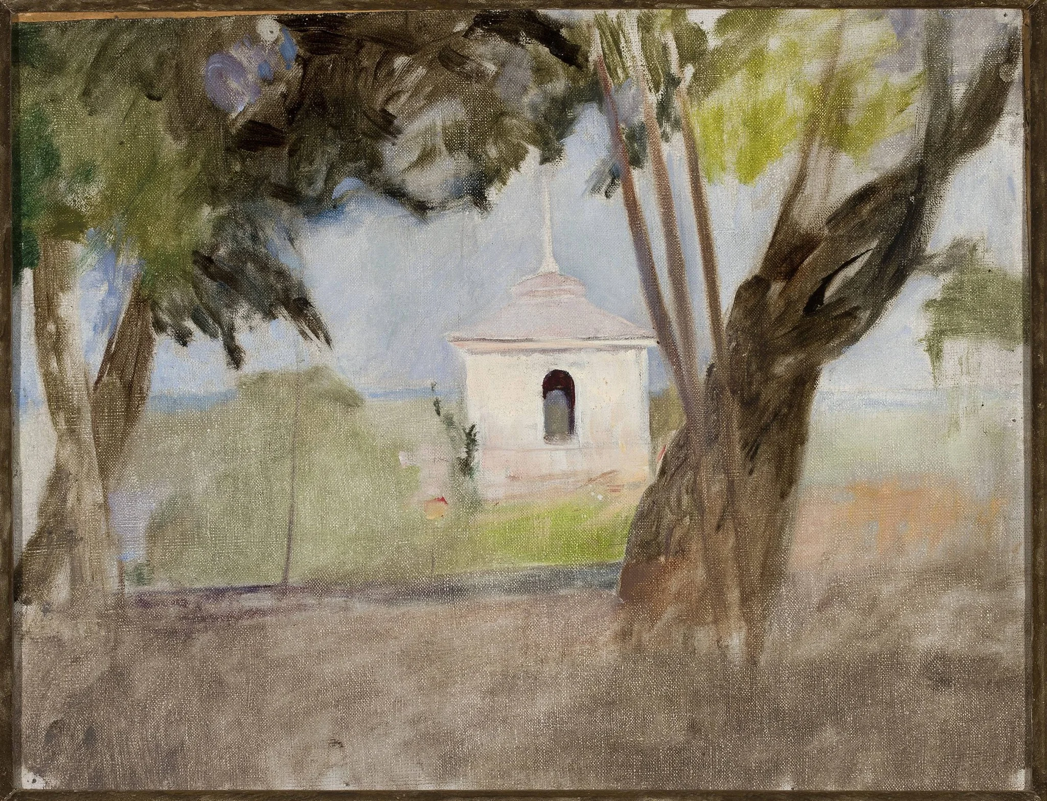 Shrine in Talashkino – northern side study, detail