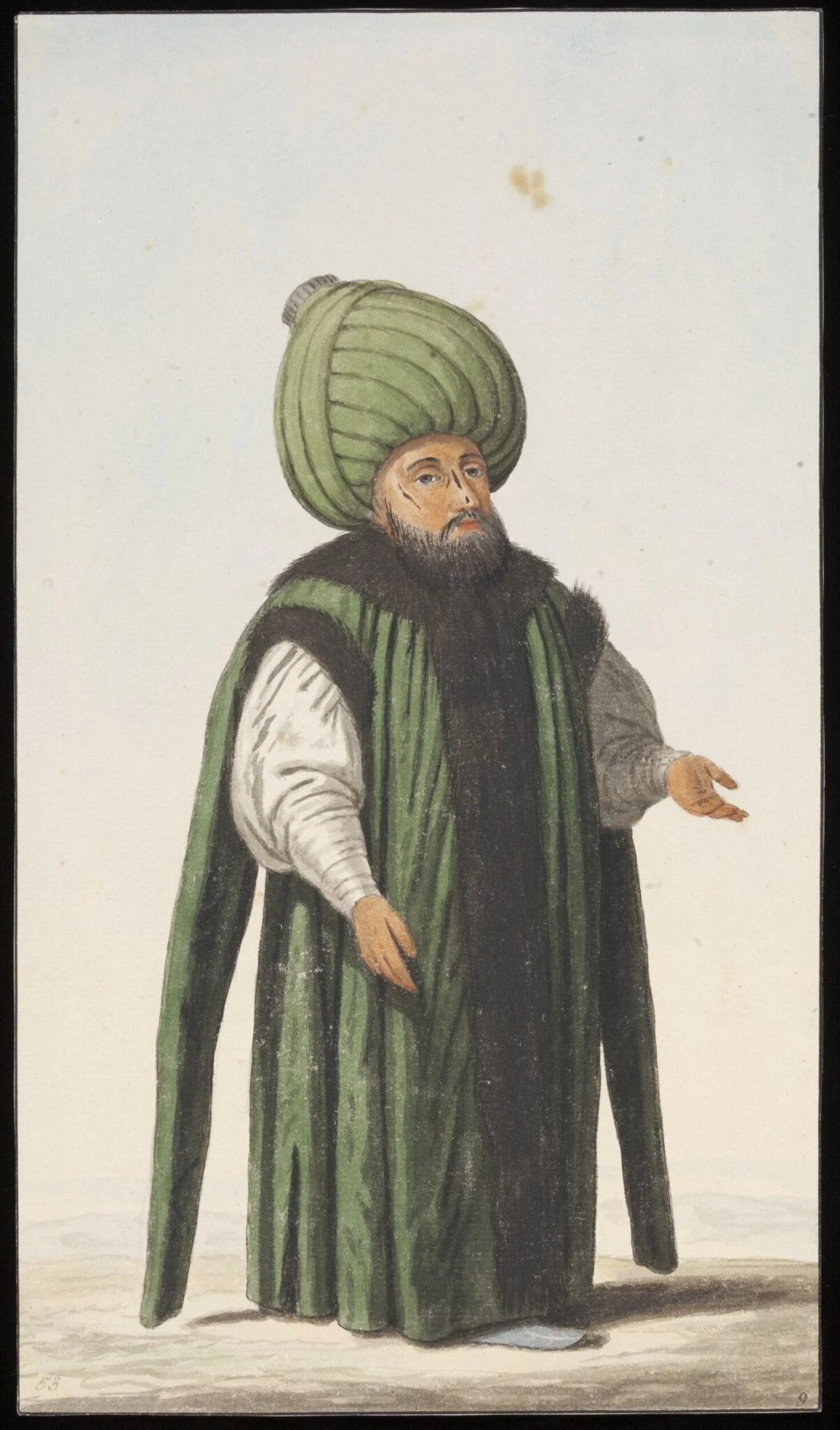 A senior Ottoman official, detail